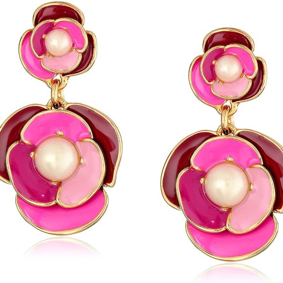 kate spade Jewelry - KATE SPADE deco blossom drop earrings